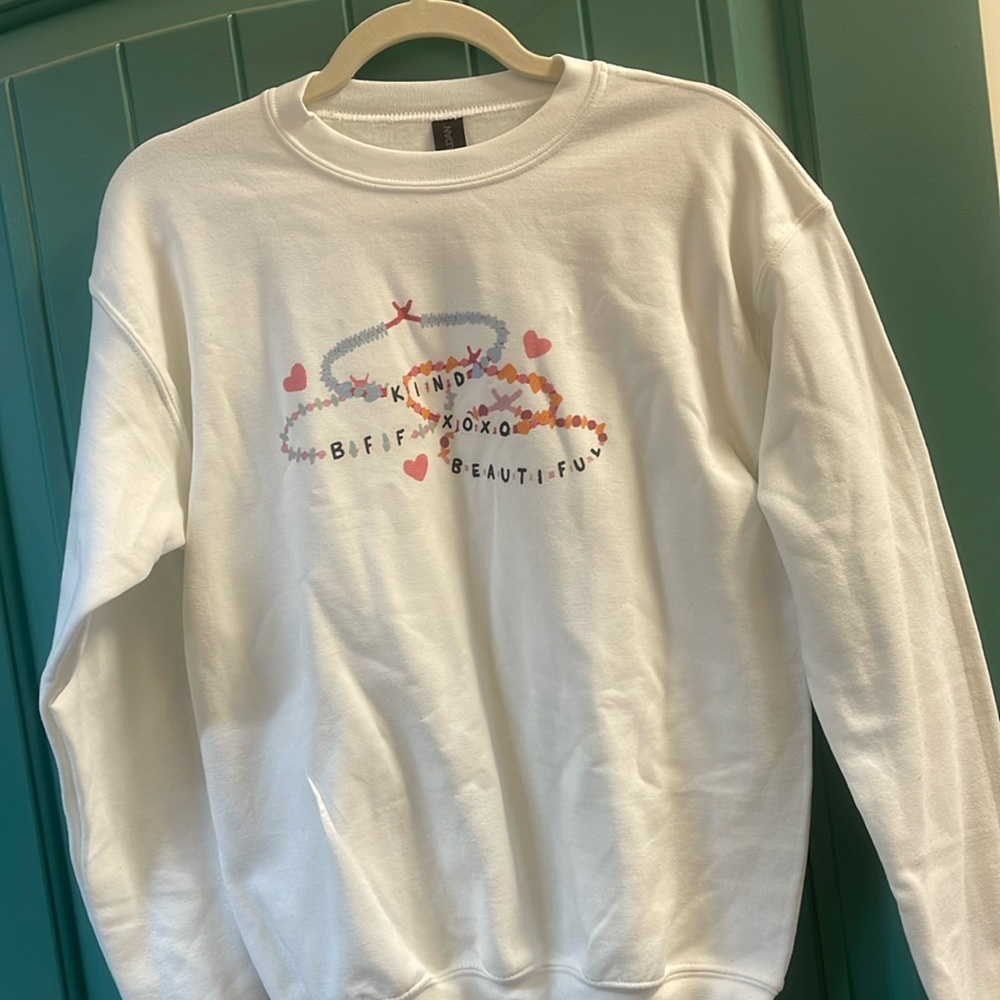 Friendship bracelet sweatshirt
